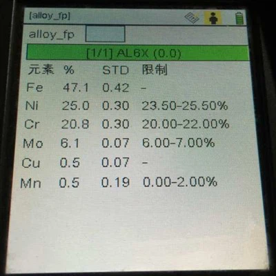 Nehrđajući čelik AL6XN / UNS N08367 / 1.4529